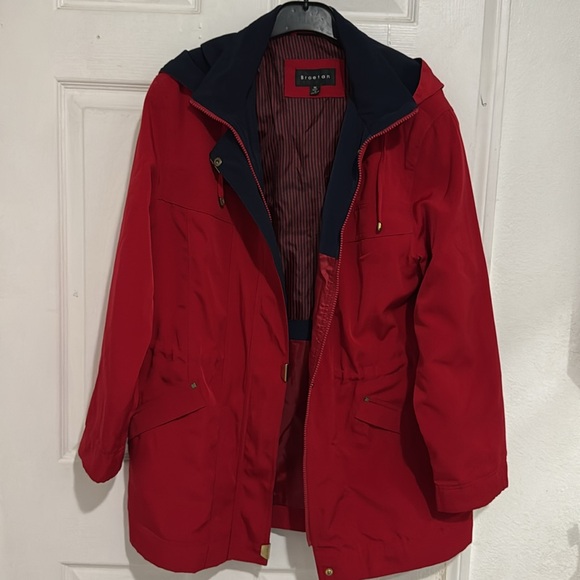 Vintage Braetan Women’s Red Lightweight Lined Layering Jacket M - Picture 8 of 8